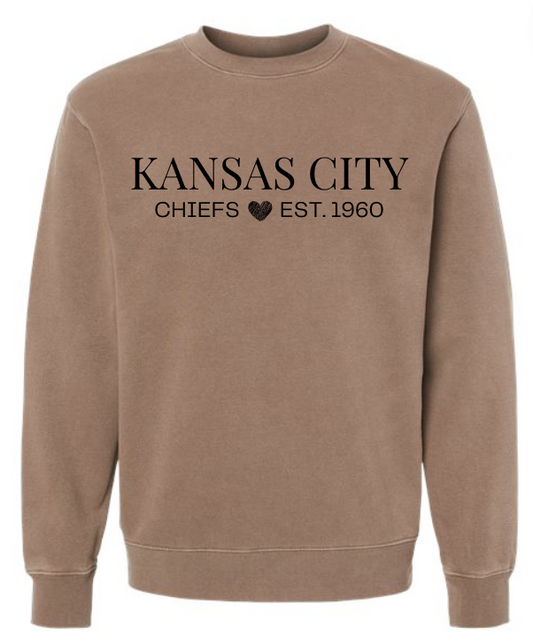 Kansas City Chiefs Sweatshirt -Brown