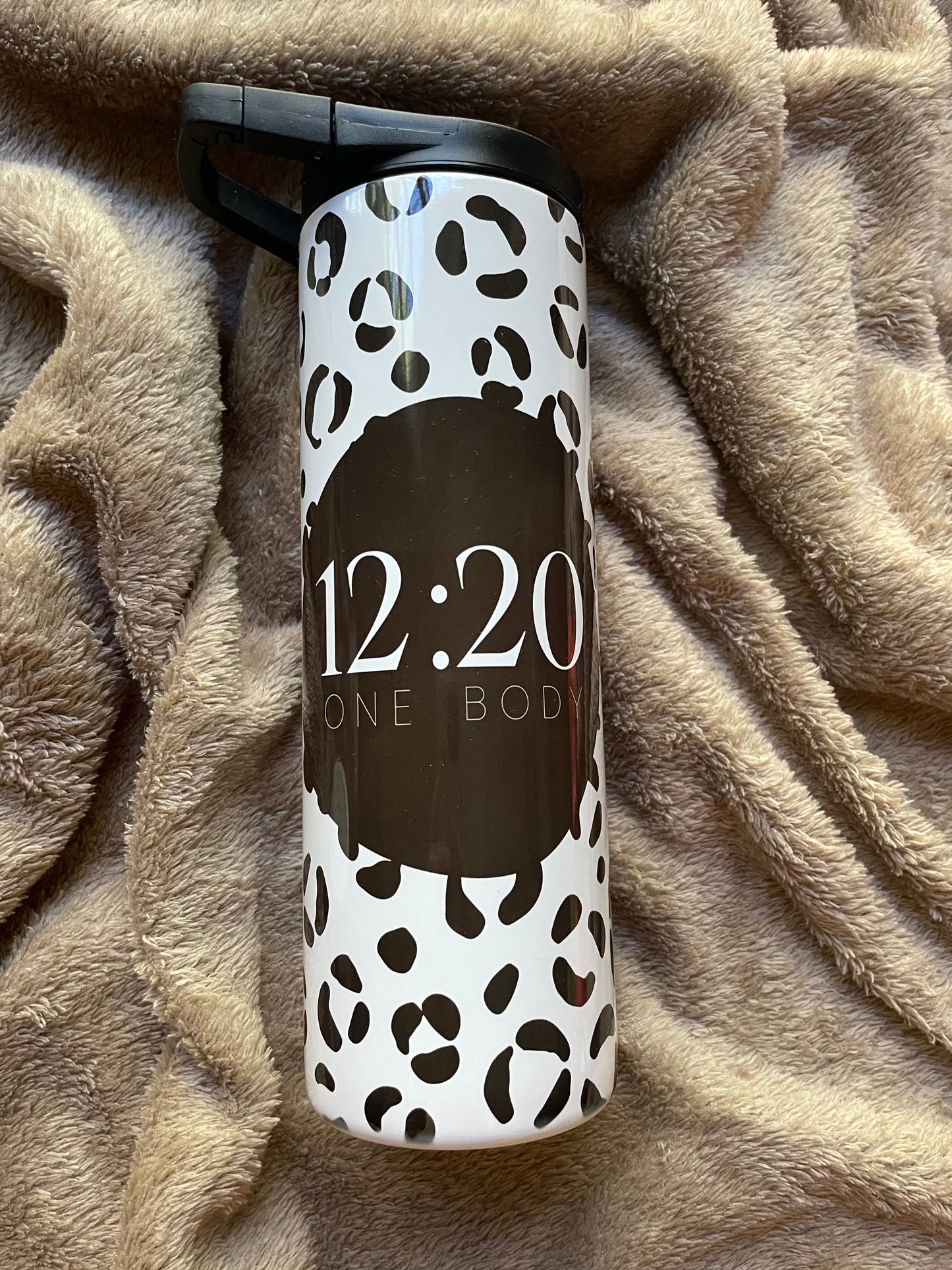 12:20 Cheetah Tumbler